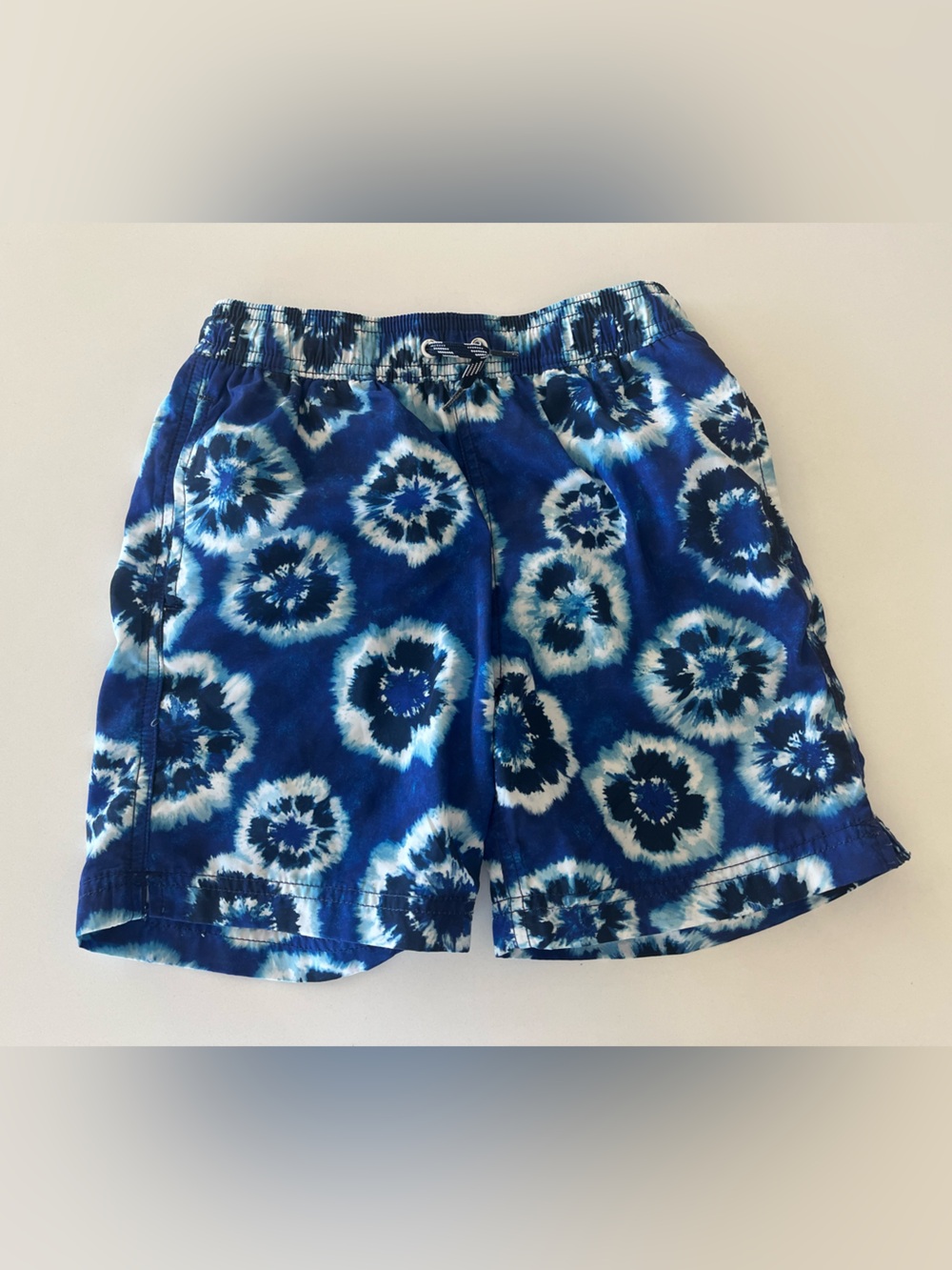 CrewCuts Swim Trunks Blue Tie-Dye Print Sz: 7